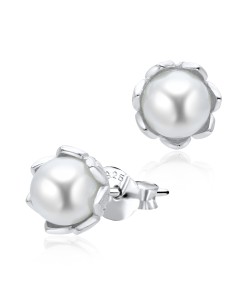 Pearl Silver Stud Earring STS-3389